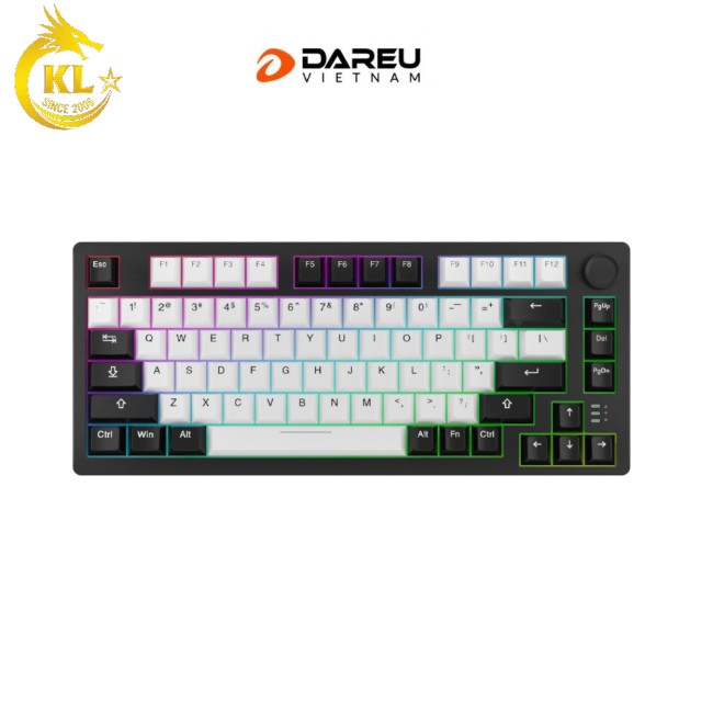 Bàn phím cơ không dây DAREU EK75 PRO – WBC (Triple Mode, Gasket Mount, RGB)